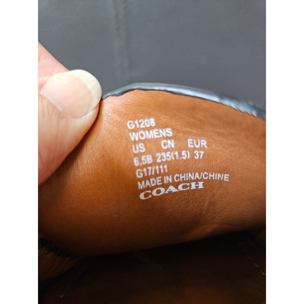 Coach Arlene Moccasin, Size 6.5 / 37 - Picture 11 of 11